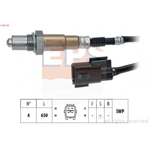 EPS 1.998.185 Sensor de oxígeno - Con calefacción, hecho en Italia - 4 cables, universal EPS 1.998.185 Sensor de oxígeno - Con calefacción, hecho en Italia - 4 cables, universal