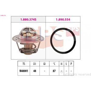 EPS Modèle 1.880.374 Thermostat - Eau - 87°C - Sans Boîtier - Publicité EPS Modèle 1.880.374 Thermostat - Eau - 87°C - Sans Boîtier - Publicité