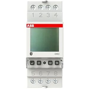 ABB DW 2 Bluetooth Zeitschaltuhr - 2-Kanal Wochenprogramm ABB DW 2 Bluetooth Zeitschaltuhr - 2-Kanal Wochenprogramm