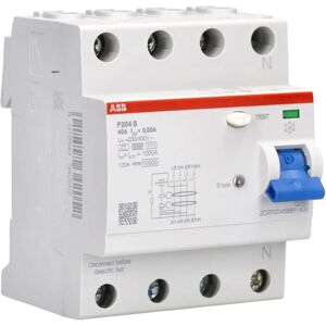 ABB Stotz S&J F204B-40/0,03-4TE Disjoncteur différentiel - Publicité ABB Stotz S&J F204B-40/0,03-4TE Disjoncteur différentiel - Publicité