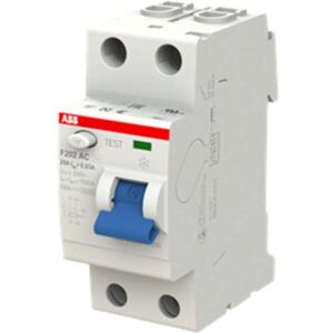 ABB - Residual Current Device 2P 25A 30mA - Electrical Panel Accessory ABB - Residual Current Device 2P 25A 30mA - Electrical Panel Accessory