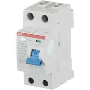 ABB F202AC-25/0.3 Interrupteur différentiel - 25A, 2P, Gris - Publicité ABB F202AC-25/0.3 Interrupteur différentiel - 25A, 2P, Gris - Publicité