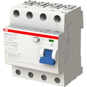 Abb F427818 F204AC 25A 4P 300mA Interruttore differenziale Abb F427818 F204AC 25A 4P 300mA Interruttore differenziale