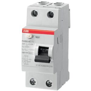 ABB FH200 Fehlerstromschutzschalter - 2-polig - 25A - 30mA - Typ AC ABB FH200 Fehlerstromschutzschalter - 2-polig - 25A - 30mA - Typ AC