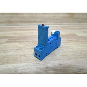 Finder 40.31 Relay Socket - DIN Rail, Blue Finder 40.31 Relay Socket - DIN Rail, Blue