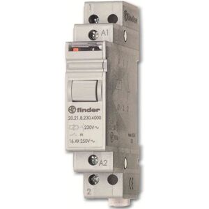 Finder 20.21.8.012.4000 Relais - 12V AC, 16A, Monture rail DIN Finder 20.21.8.012.4000 Relais - 12V AC, 16A, Monture rail DIN