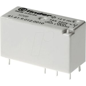 Finder 41.61.9.048.0010 Relais - 48V/DC, 16A, SPDT, Montage PCB Finder 41.61.9.048.0010 Relais - 48V/DC, 16A, SPDT, Montage PCB