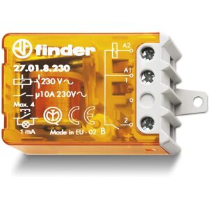 Finder Electromechanical Impulse Relay - 230V AC, 10A, SPST - Type 270182300000 Finder Electromechanical Impulse Relay - 230V AC, 10A, SPST - Type 270182300000