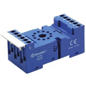 Finder Relaisfassung 90.03 Blau für Serie 60 Finder Relaisfassung 90.03 Blau für Serie 60