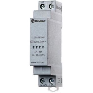 Finder Solid State Relay 77 - Control 110-240V AC - Load 48-265V AC - 5A Max Finder Solid State Relay 77 - Control 110-240V AC - Load 48-265V AC - 5A Max