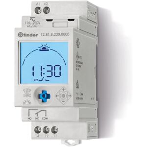 Finder Digital Astronomisk Timer - Solopgang/Solnedgang - DIN Skinne Finder Digital Astronomisk Timer - Solopgang/Solnedgang - DIN Skinne