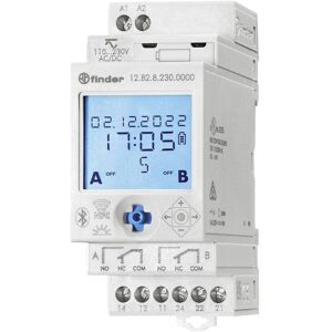 Finder 12.B2.8.230.0000 Timer switch - Astronomical, 2x30A, 400V Finder 12.B2.8.230.0000 Timer switch - Astronomical, 2x30A, 400V