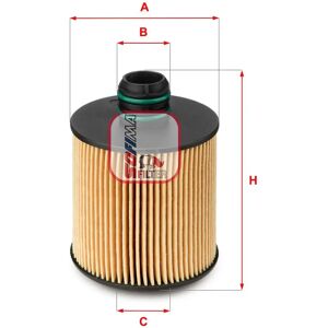 Öljynsuodatin SOFIMA S 5083 PE - Kotelosuodatin ja Insert Öljynsuodatin SOFIMA S 5083 PE - Kotelosuodatin ja Insert