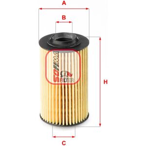 Öljynsuodatin SOFIMA S5163PE - Patruunasuodatin, 54mm halkaisija, 97,5mm korkeus Öljynsuodatin SOFIMA S5163PE - Patruunasuodatin, 54mm halkaisija, 97,5mm korkeus