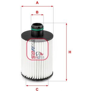 SOFIMA S 5190 PE oliefilter - Type: Cartrug - Hoogte: 109 mm SOFIMA S 5190 PE oliefilter - Type: Cartrug - Hoogte: 109 mm
