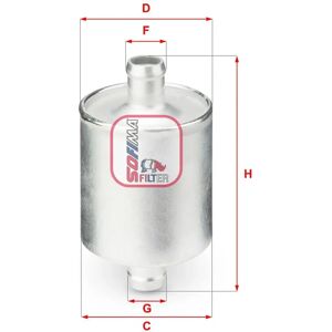 Sofima S 1836 B - Filtro de combustible para LPG, VW Golf 6, Touran I Sofima S 1836 B - Filtro de combustible para LPG, VW Golf 6, Touran I