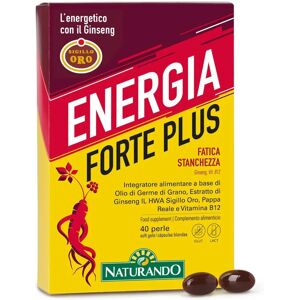 Naturando Energia Forte Plus 40 Perle - Integratore Alimentare Naturando Energia Forte Plus 40 Perle - Integratore Alimentare