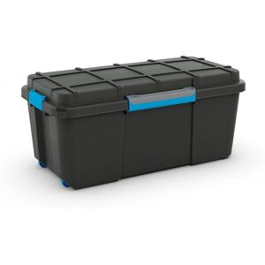 ABM Förvaringslåda - 80L - Svart - Handtag - Vattentätt försegling - Hjul - Bricka - IP44 ABM Förvaringslåda - 80L - Svart - Handtag - Vattentätt försegling - Hjul - Bricka - IP44