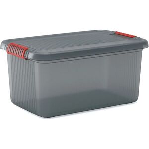 Scatola di stoccaggio KIS K Latch - 43L - Plastica grigia - Resistente agli urti Scatola di stoccaggio KIS K Latch - 43L - Plastica grigia - Resistente agli urti