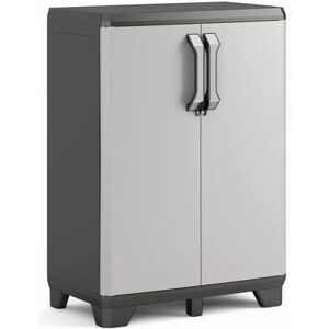 Armario de almacenamiento Keter Gear - Gris - 2 estantes - 97cm de altura Armario de almacenamiento Keter Gear - Gris - 2 estantes - 97cm de altura