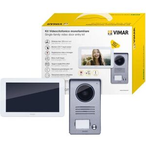 Vimar ELVOX Deurintercomsysteem - 17,8 cm (7") Grijs, Wit Vimar ELVOX Deurintercomsysteem - 17,8 cm (7") Grijs, Wit