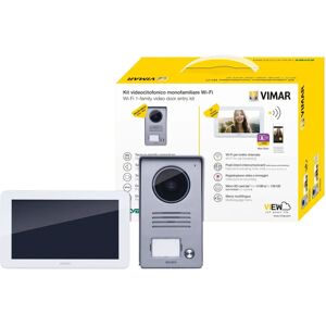 Kit de Videoportero WiFi Vimar K40945 - Pantalla Táctil 7'', Expandible, Blanco Kit de Videoportero WiFi Vimar K40945 - Pantalla Táctil 7'', Expandible, Blanco