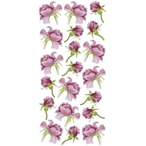 CREA ARREDA - Adesivo Murale Rosa - Decorazione in Vinile Rimovibile - 15x31 cm CREA ARREDA - Adesivo Murale Rosa - Decorazione in Vinile Rimovibile - 15x31 cm