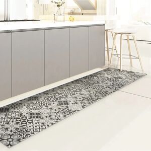 Dekoidea Gray Vinyl Floor Mat - Modern Design Dekoidea Gray Vinyl Floor Mat - Modern Design