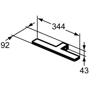Ideal Standard Spiegel & Licht - LED-Lampe 9W Chrom Ideal Standard Spiegel & Licht - LED-Lampe 9W Chrom