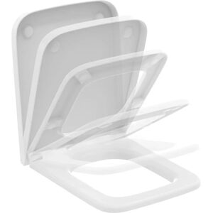 Asiento de inodoro cuadrado Ideal Standard T3927V1 con cierre suave Asiento de inodoro cuadrado Ideal Standard T3927V1 con cierre suave