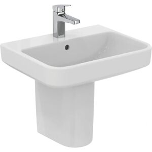 Lavabo en cerámica blanca Ideal Standard T460801 con orificio para grifería - Lavabo Lavabo en cerámica blanca Ideal Standard T460801 con orificio para grifería - Lavabo