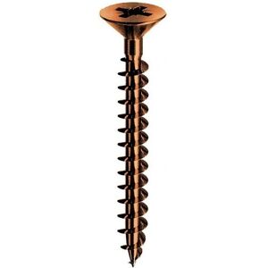 Tornillo de madera Mustad - mm 6 x 70 - Revestido en latón - Panel Vit Testa Svasata Piana Tornillo de madera Mustad - mm 6 x 70 - Revestido en latón - Panel Vit Testa Svasata Piana