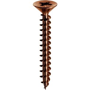 Tornillo de panel de bronce Mustad 4x35mm - Tornillos Tornillo de panel de bronce Mustad 4x35mm - Tornillos