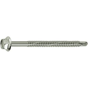 Tornillos hexagonales MUSTAD para metal - 6,3x110mm - 100 unidades - Chromiting - Tornillos para techos y fachadas metálicas Tornillos hexagonales MUSTAD para metal - 6,3x110mm - 100 unidades - Chromiting - Tornillos para techos y fachadas metálicas
