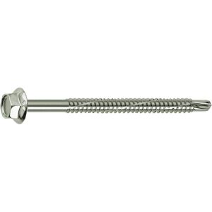 Viti autoperforanti Mustad - Testa esagonale 6,3x160mm - 100 pezzi Viti autoperforanti Mustad - Testa esagonale 6,3x160mm - 100 pezzi