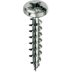 Mustad Modèle PVACZC400120C8S - Vis de panneau à tête cylindrique - Filetage total - Publicité Mustad Modèle PVACZC400120C8S - Vis de panneau à tête cylindrique - Filetage total - Publicité