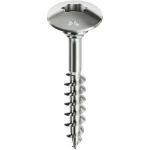 Mustad PV312A601000C8C - Vite Torx Ø6x100mm Cromata - Scatola da 100 Mustad PV312A601000C8C - Vite Torx Ø6x100mm Cromata - Scatola da 100