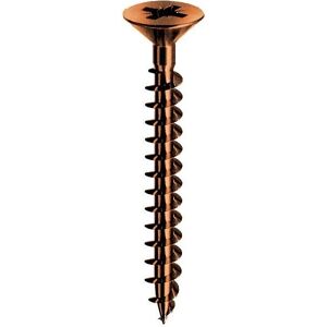 Tornillo de madera de acero de bronce Mustad - 6x180mm - Fijación Tornillo de madera de acero de bronce Mustad - 6x180mm - Fijación