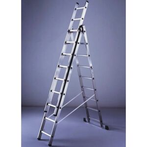 Capaldo Aluminium Teleskopleiter 7+7+7 Stufen 198-420cm Capaldo Aluminium Teleskopleiter 7+7+7 Stufen 198-420cm