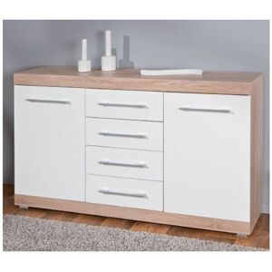 Capaldo Lublin Mobile Buffet - Design Moderno 4 Cassetti Capaldo Lublin Mobile Buffet - Design Moderno 4 Cassetti