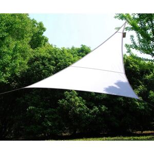 Capaldo Dreiecks- Sonnensegel - 5x5x5m, Polyester, Weiß Capaldo Dreiecks- Sonnensegel - 5x5x5m, Polyester, Weiß
