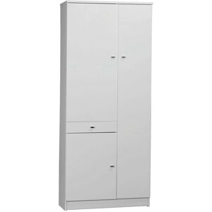 Mueble Lacado Blanco Capaldo - 3 Puertas + 1 Cajón - 183cm Alto Mueble Lacado Blanco Capaldo - 3 Puertas + 1 Cajón - 183cm Alto