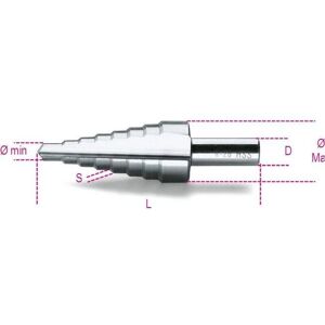 Beta Model 425/2 Kulkowy wiertło stożkowe - Blacha Beta Model 425/2 Kulkowy wiertło stożkowe - Blacha