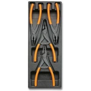 Ensemble d'Outils Beta T145 - Pinces pour Anneaux Élastiques - Plateau en ABS Rigide - Publicité Ensemble d'Outils Beta T145 - Pinces pour Anneaux Élastiques - Plateau en ABS Rigide - Publicité