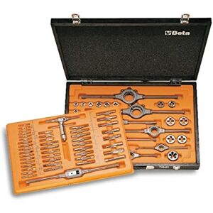 Beta Model 447/C70 Assortment of HSS Taps and Dies - Assortment of taps and dies in wooden box Beta Model 447/C70 Assortment of HSS Taps and Dies - Assortment of taps and dies in wooden box