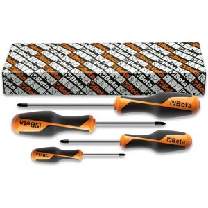 Beta 1262/S4 Screwdriver Set - Phillips, Ergonomic Grip Beta 1262/S4 Screwdriver Set - Phillips, Ergonomic Grip
