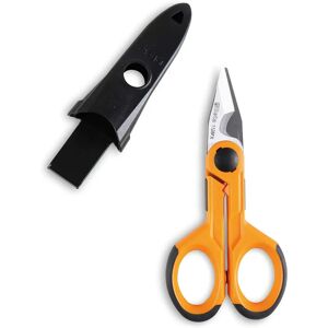 Beta Electrician Scissors Stainless Steel Micro-Tooth - Cable Stripper & Crimper Beta Electrician Scissors Stainless Steel Micro-Tooth - Cable Stripper & Crimper
