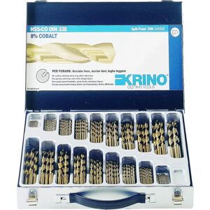 Brocas HSS con cobalto 8% KRINO cf. 116 - Metal y Acero inoxidable Brocas HSS con cobalto 8% KRINO cf. 116 - Metal y Acero inoxidable