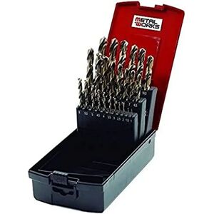 Metalworks Kobalt-Bohrersatz - 25 Stück - Hochgeschwindigkeitsstahl Metalworks Kobalt-Bohrersatz - 25 Stück - Hochgeschwindigkeitsstahl