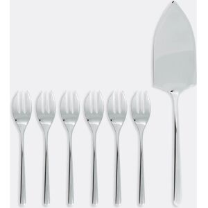 Set di Torta Linear Sambonet - 7 Pezzi Eleganti In Acciaio Inox Set di Torta Linear Sambonet - 7 Pezzi Eleganti In Acciaio Inox